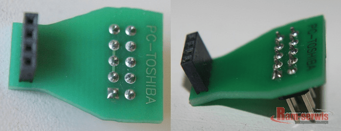 Złączka terminala Toshiba pasująca pod złącze Com terminala Western Digital WD 2.5 cala USB