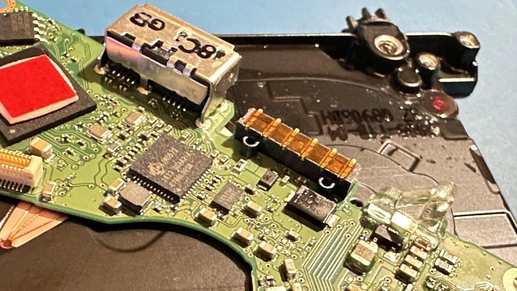 elektronika PCB dysku WD ze stałym złączem USB